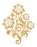 The Finest Art Of Living – goldenes Ornament-Signet