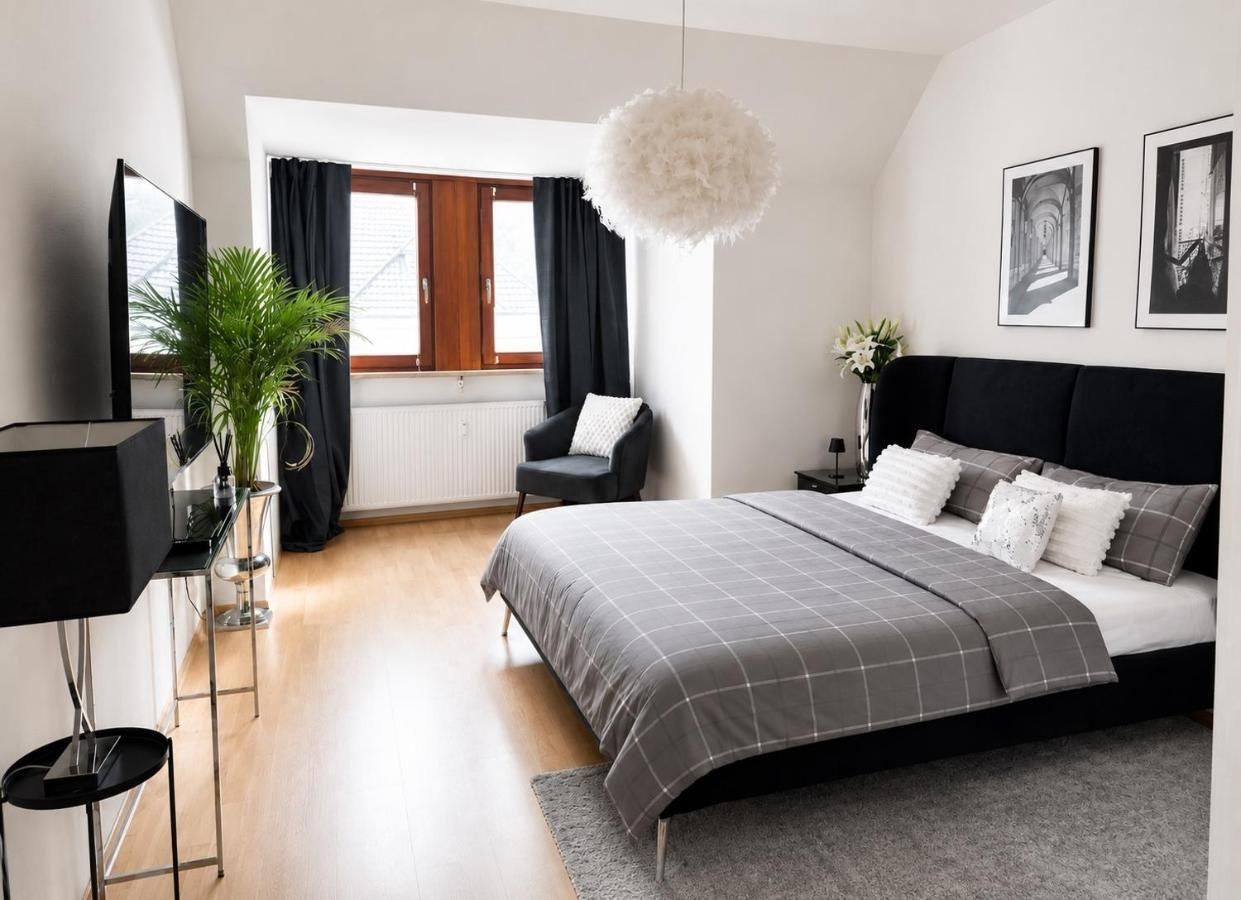 Schlafzimmer des Apartments in Pinneberg